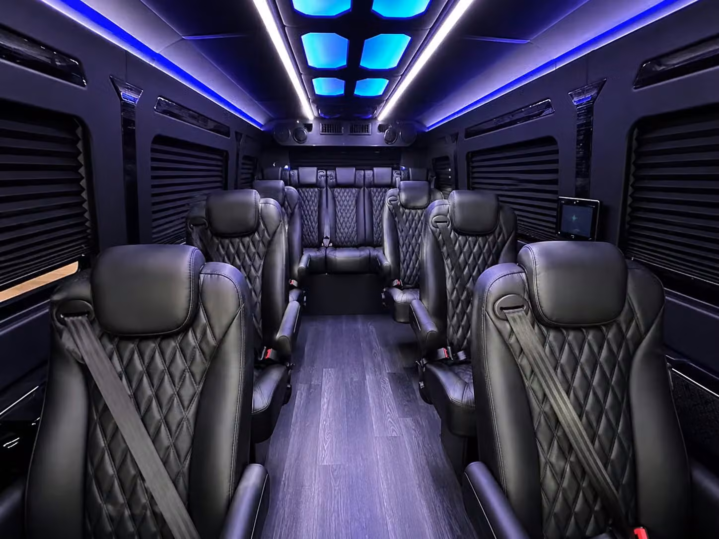 sprinter van with driver interior